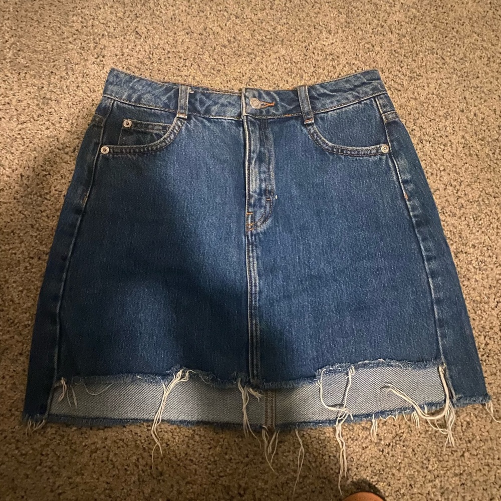 Top shop denim mini skirt
